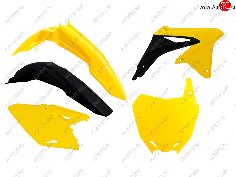 12 789 р. Комплект пластика R-Tech Suzuki RM-Z450 08-17 (R-KITRMZ-OEM-508) Желто-Черный  r-kitrmz-oem-508  с доставкой в г. Пермь