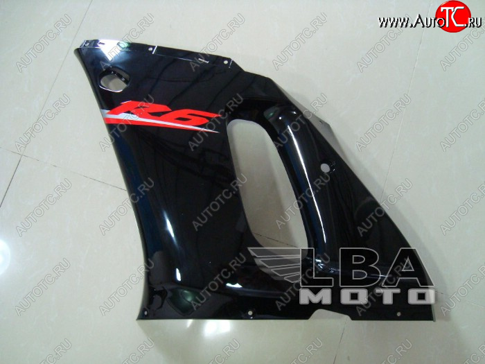 4 199 р. Левый верхний боковой пластик для Yamaha R6 99-02 Без цвета  пм-00000522  с доставкой в г. Пермь