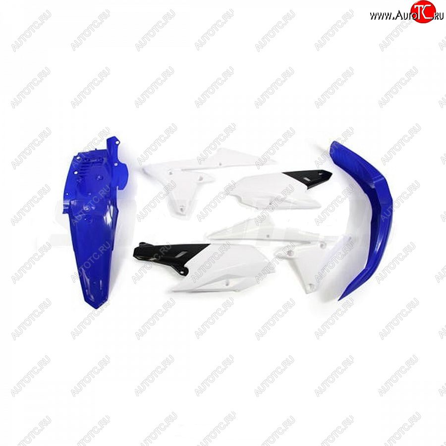 12 789 р. Комплект пластика R-Tech Yamaha WR250F 15-18, WR450F 16-18 (R-KITWRF-OEM-415) синийбелый  r-kitwrf-oem-415  с доставкой в г. Пермь