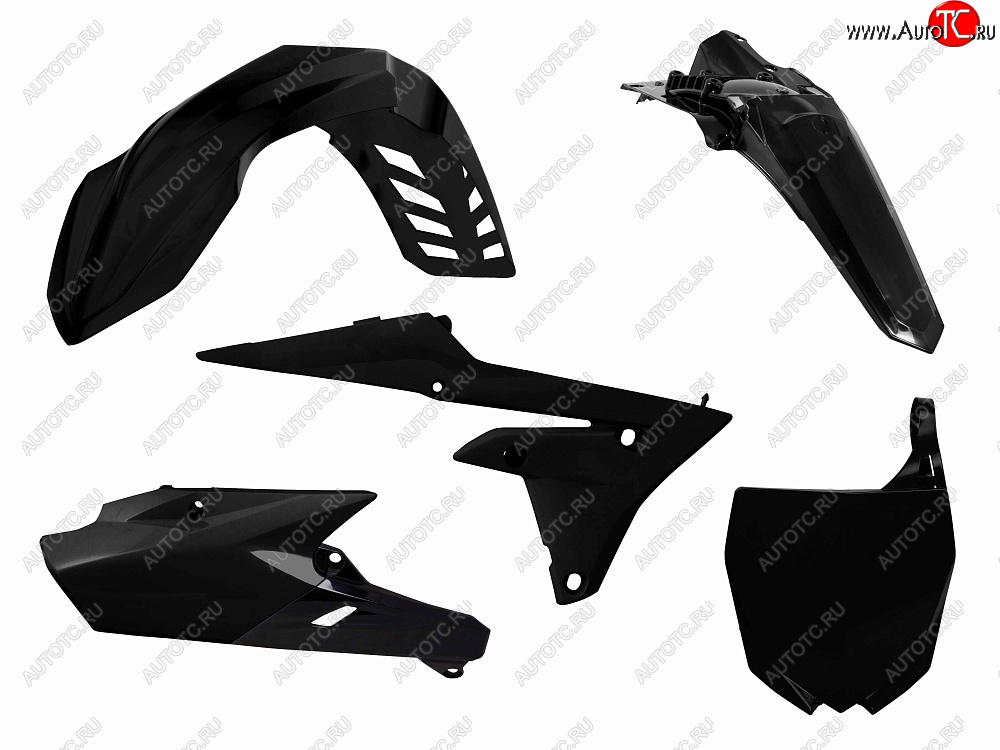15 149 р. Комплект пластика R-Tech Yamaha WR250F 15-19, WR450F 16-18 (R-KITWRF-NR0-515) черный  r-kitwrf-nr0-515  с доставкой в г. Пермь