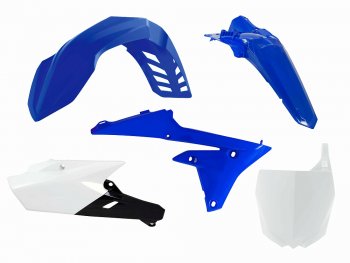 15 149 р. Комплект пластика R-Tech Yamaha WR250F 15-19, WR450F 16-18 (R-KITWRF-OEM-515) синийбелыйчерный  r-kitwrf-oem-515  с доставкой в г. Пермь. Увеличить фотографию 1
