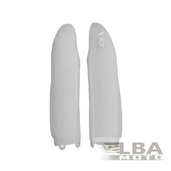 3 949 р. Защита вилки (пара) R-Tech Yamaha YZ125250 WR125250 08-14, YZ250F450F 08-09 (R-PSYZ0BN0008) белые  r-psyz0bn0008  с доставкой в г. Пермь. Увеличить фотографию 1