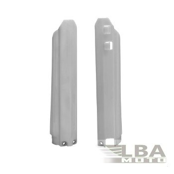3 949 р. Защита вилки (пара) R-Tech Yamaha YZ125250 98-04, YZ250F 01-04, YZ450F 03-04 (R-PSYZ0BN0003) белые  r-psyz0bn0003  с доставкой в г. Пермь. Увеличить фотографию 1