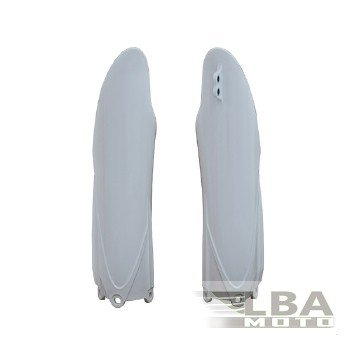 3 949 р. Защита вилки (пара) R-Tech Yamaha YZ125250 15-22, YZ250F450F 10-22 (R-PSYZ0BN0010) белые  r-psyz0bn0010  с доставкой в г. Пермь. Увеличить фотографию 1