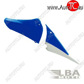 7 059 р. Обтекатели радиатора верхние R-Tech Yamaha YZ450F 10-13 (R-CVYZFBLBNU0) синиебелые  r-cvyzfblbnu0  с доставкой в г. Пермь