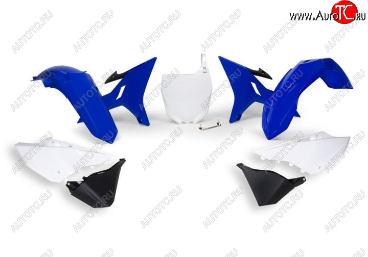 15 629 р. Комплект пластика R-Tech Yamaha YZ125250 02-18 (R-KITYZ0-BL0-REV) REVOLUTION синийбелыйчерный  r-kityz0-bl0-rev  с доставкой в г. Пермь