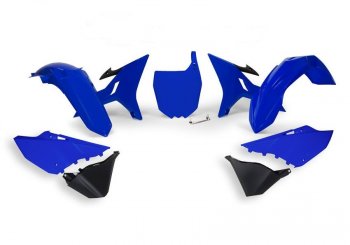 15 629 р. Комплект пластика R-Tech Yamaha YZ125250 02-18 (R-KITYZ0-BL1-REV) REVOLUTION синийчерный  r-kityz0-bl1-rev  с доставкой в г. Пермь. Увеличить фотографию 1