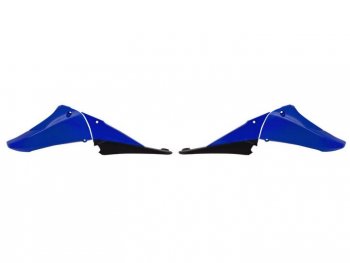 7 059 р. Обтекатели радиатора верхний R-Tech Yamaha YZF450 10-13 (R-CVYZFBLNRU0) Сине-Черный  r-cvyzfblnru0  с доставкой в г. Пермь. Увеличить фотографию 1