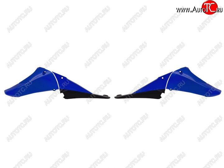7 059 р. Обтекатели радиатора верхний R-Tech Yamaha YZF450 10-13 (R-CVYZFBLNRU0) Сине-Черный  r-cvyzfblnru0  с доставкой в г. Пермь