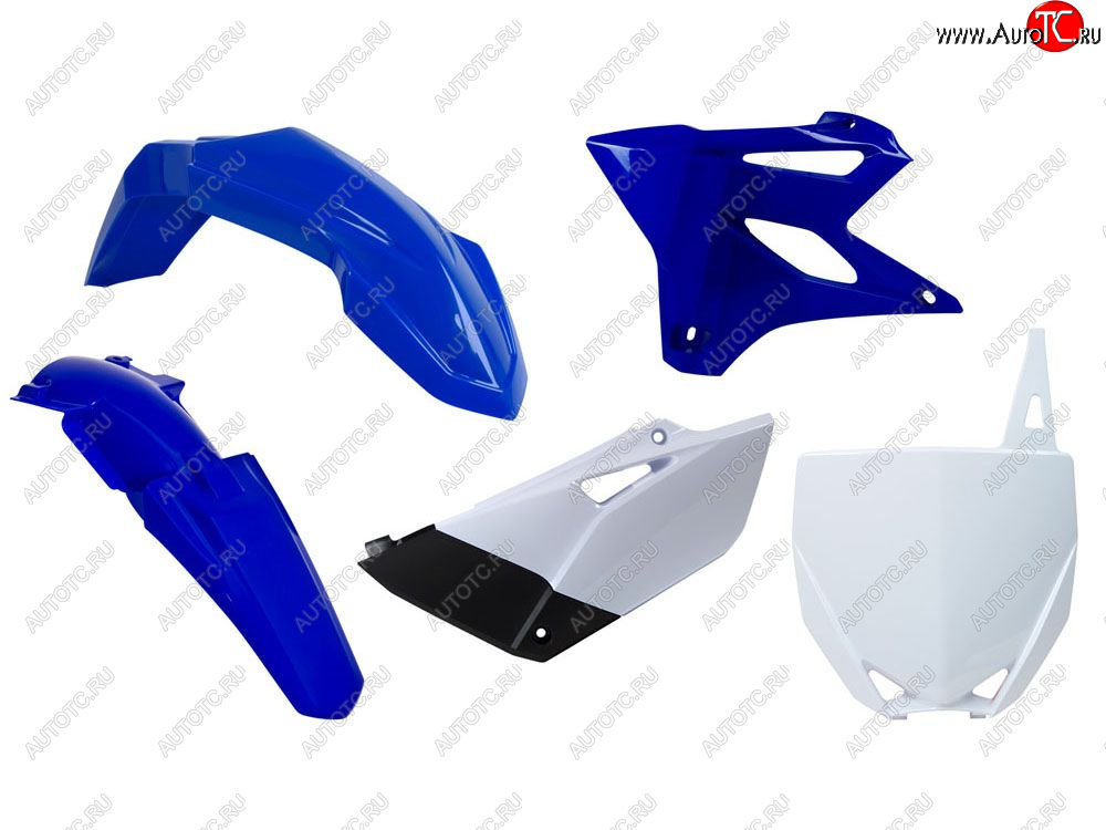 12 789 р. Комплект пластика R-Tech Yamaha YZ85 15-19 (R-KITYZ0-OEM-585) синийбелыйчерный  r-kityz0-oem-585  с доставкой в г. Пермь