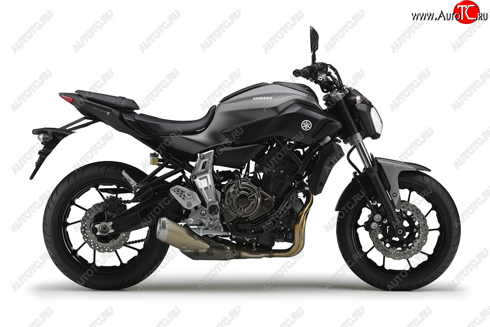 25 899 р. Комплект пластика для мотоцикла Yamaha MT-07 Серо-Черный  пм-00023588  с доставкой в г. Пермь