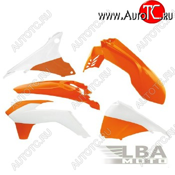 11 839 р. Комплект пластика R-Tech KTM EXCEXCF 125-500 14-16 (R-KITKTM-OEM-495) оранжевыйбелый  r-kitktm-oem-495  с доставкой в г. Пермь