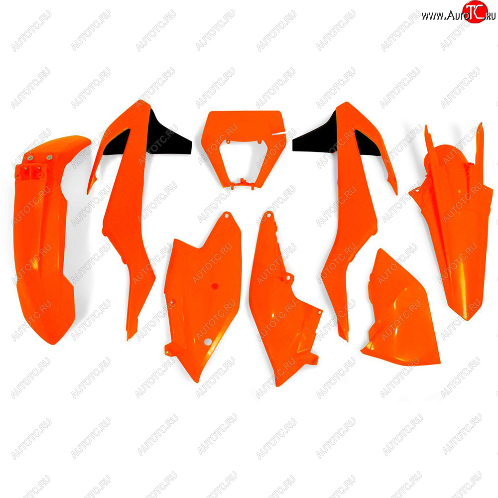 15 149 р. Комплект пластика R-Tech KTM EXCEXC-FXC-W 17-18 (R-KITKTM-AN0-517) неоновый оранжевый  r-kitktm-an0-517  с доставкой в г. Пермь