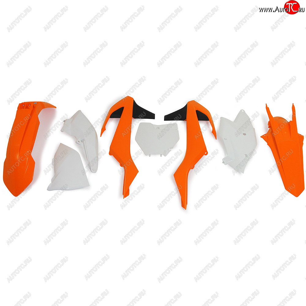15 149 р. Комплект пластика R-Tech KTM SXSX-F 16-18, XCXC-F 17-18 (R-KITKTM-OEM-536) оранжевыйбелыйчерный  r-kitktm-oem-536  с доставкой в г. Пермь