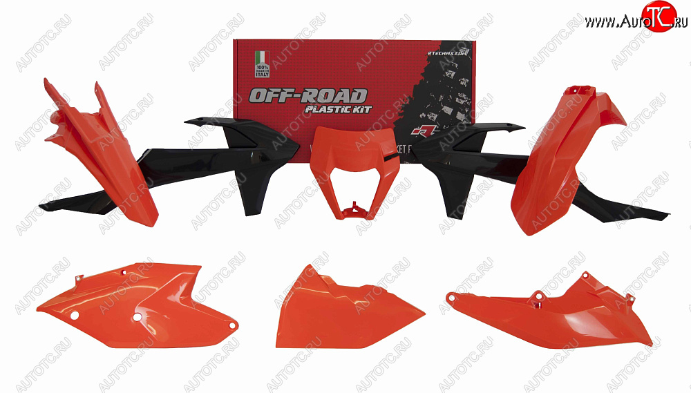 15 149 р. Комплект пластика R-Tech KTM EXCEXC-FXC-W 17-19 (R-KITKTM-OEM-518) оранжевый-черный  r-kitktm-oem-518  с доставкой в г. Пермь
