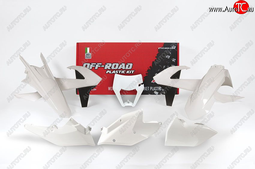 15 149 р. Комплект пластика R-Tech KTM EXC-EXCF 150250350450500 17-19 (R-KITKTM-BN0-517) Белый  r-kitktm-bn0-517  с доставкой в г. Пермь