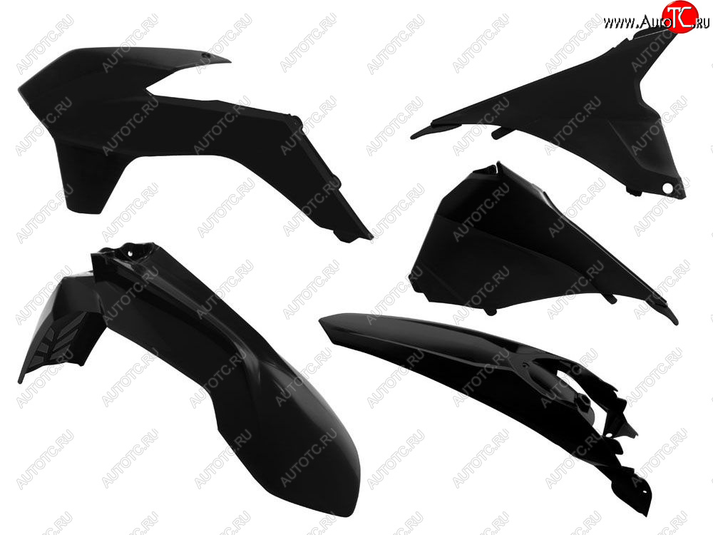 11 799 р. Комплект пластика R-Tech KTM EXC125200250300,EXC-F250350450 14-16 (R-KITKTM-NR0-415) Черный  r-kitktm-nr0-415  с доставкой в г. Пермь
