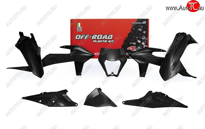 15 149 р. Комплект пластика R-Tech KTM EXC125250EXC-F250350450500 20-21 (R-KITKTM-NR0-520) Черный  r-kitktm-nr0-520  с доставкой в г. Пермь