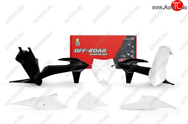 14 999 р. Комплект пластика R-Tech KTM EXCEXCFXC-WXCF-W 125-500 20-22 (R-KITKTM-BN1-520) Бело-Черный  r-kitktm-bn1-520  с доставкой в г. Пермь