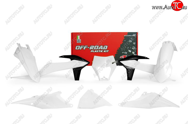 14 999 р. Комплект пластика R-Tech KTM EXCEXCFXC-WXCF-W 125-500 20-22 (R-KITKTM-BN2-520) Бело-Черный  r-kitktm-bn2-520  с доставкой в г. Пермь