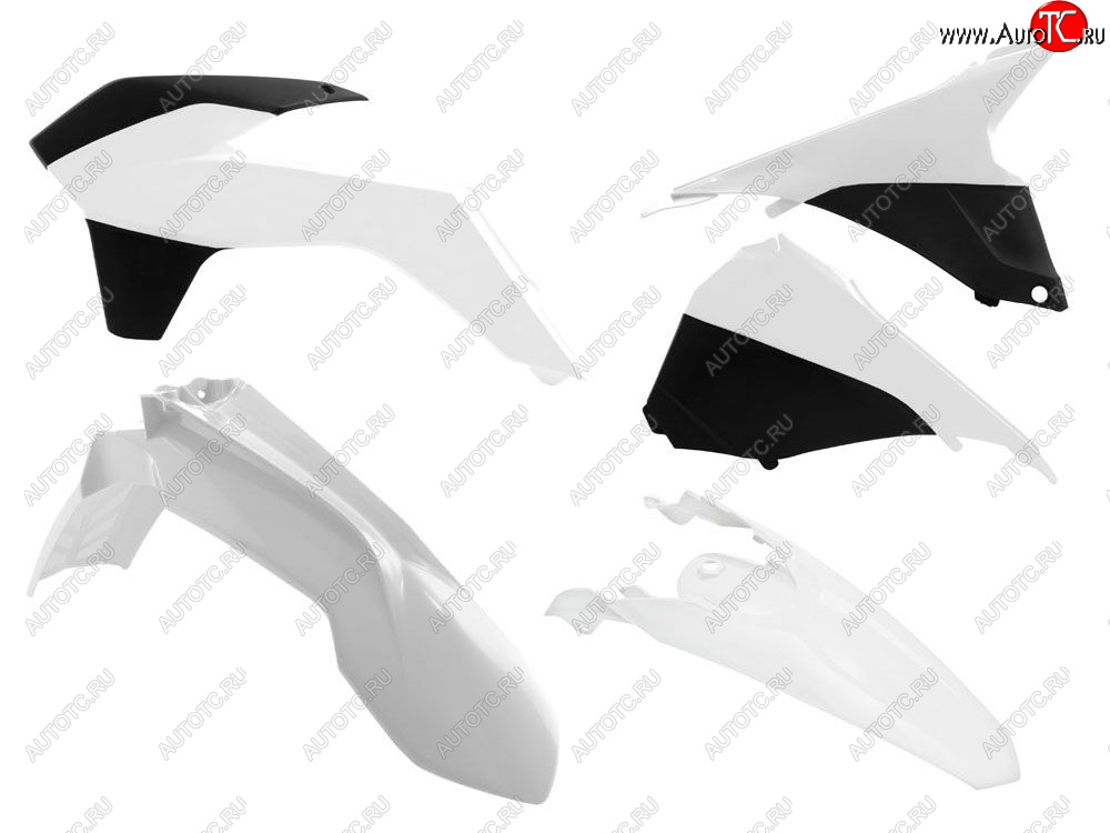 11 799 р. Комплект пластика R-Tech KTM EXCEXCF 125200250350450500 14-16(R-KITKTM-BN0-415) Бел-Черн  r-kitktm-bn0-415  с доставкой в г. Пермь
