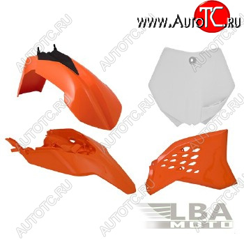 12 789 р. Комплект пластика R-Tech KTM SX65 12-15 (R-KITKTM-OEM-511) оранжевыйбелый  r-kitktm-oem-511  с доставкой в г. Пермь
