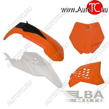 12 789 р. Комплект пластика R-Tech KTM SX65 09-11 (R-KITKTM-O11-508) оранжевыйбелый  r-kitktm-o11-508  с доставкой в г. Пермь