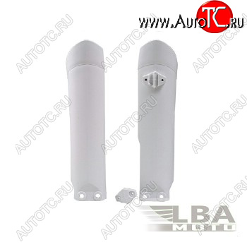 3 579 р. Защита вилки (пара) R-Tech KTM SX85 09-17 (R-PSKTMBN0985) белая  r-psktmbn0985  с доставкой в г. Пермь