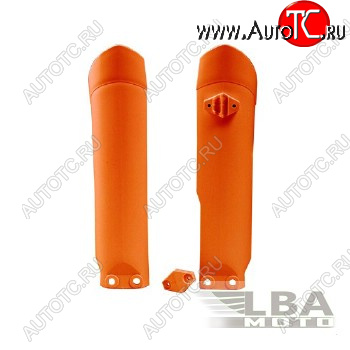 3 579 р. Защита вилки (пара) R-Tech KTM SX85 09-17 (R-PSKTMAR0985) оранжевая  r-psktmar0985  с доставкой в г. Пермь