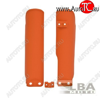 3 179 р. Защита вилки (пара) R-Tech KTM SX65 02-17 (R-PSKTMAR0965) оранжевая  r-psktmar0965  с доставкой в г. Пермь
