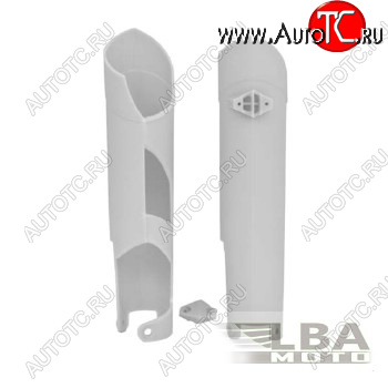 3 949 р. Защита вилки (пара) R-Tech KTM SX125-250 08-14, SXF250-505 08-14 (R-PSKTMBN0008) белая  r-psktmbn0008  с доставкой в г. Пермь