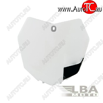 3 199 р. Щиток номера передний R-Tech KTM SX125-250 13-15, SXF250-450 13-15 (R-TBKTMBN0013) белый  r-tbktmbn0013  с доставкой в г. Пермь