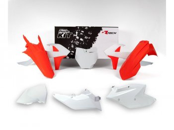 Комплект пластика R-Tech KTM SXSX-F 16-18, XCXC-F 17-18 (R-KITKTM-US2-516) оранжевый-белый  r-kitktm-us2-516