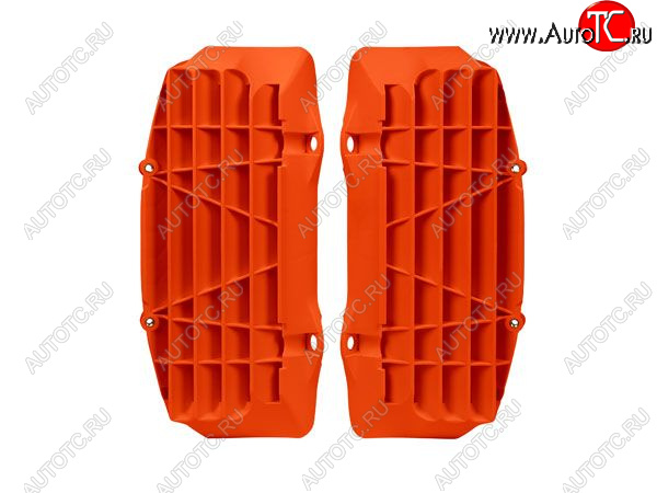 4 559 р. Решетки радиатора увеличенные R-Tech KTM SXSX-F 16-18,EXCEXC-F 17-18 (R-GRKTMAN0017) Оранж Неон  r-grktman0017  с доставкой в г. Пермь