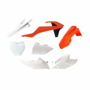 Комплект пластика R-Tech KTM SXSX-F 16-18, XCXC-F 17-18 (R-KITKTM-OEM-516) Бело-Оранжево-Черный  r-kitktm-oem-516