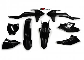 Комплект пластика R-Tech KTM SXSX-F 16-18, XCXC-F 17-18 (R-KITKTM-NR0-516) Черный  r-kitktm-nr0-516
