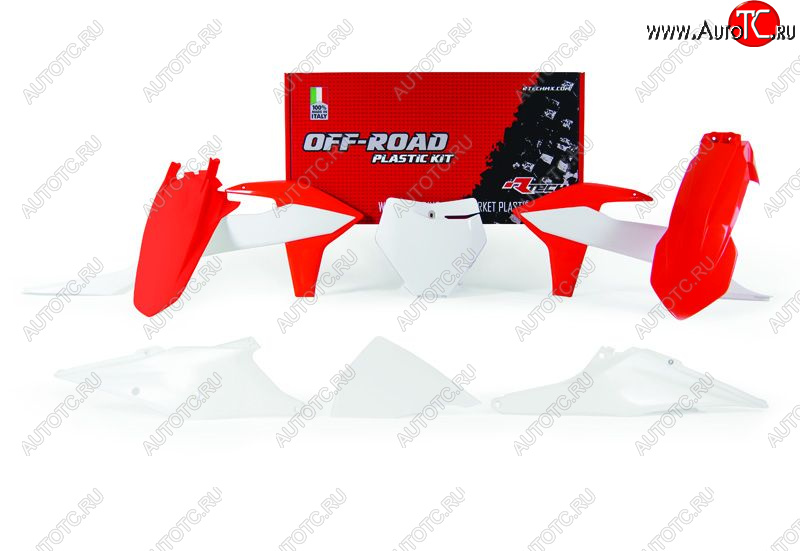 15 149 р. Комплект пластика R-Tech KTM SXSXF 19-22, XCXCF 19-22 (R-KITKTM-OEM-600) Бело-оранж  r-kitktm-oem-600  с доставкой в г. Пермь
