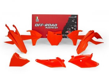 14 019 р. Комплект пластика R-Tech KTM SX85 18-22 (R-KITKTM-AN0-185) Оранжевый Неон  r-kitktm-an0-185  с доставкой в г. Пермь. Увеличить фотографию 1