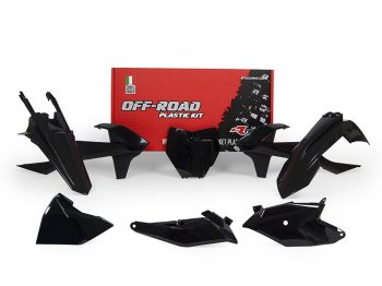 12 789 р. Комплект пластика R-Tech KTM SX85 18-22, MC 85 21-22 (R-KITKTM-NR0-185) Черный  r-kitktm-nr0-185  с доставкой в г. Пермь. Увеличить фотографию 1
