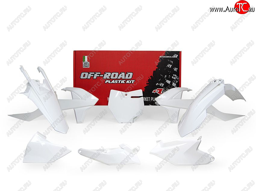 12 789 р. Комплект пластика R-Tech KTM SX85 18-22, MC 85 21-22 (R-KITKTM-BN0-185) Белый  r-kitktm-bn0-185  с доставкой в г. Пермь