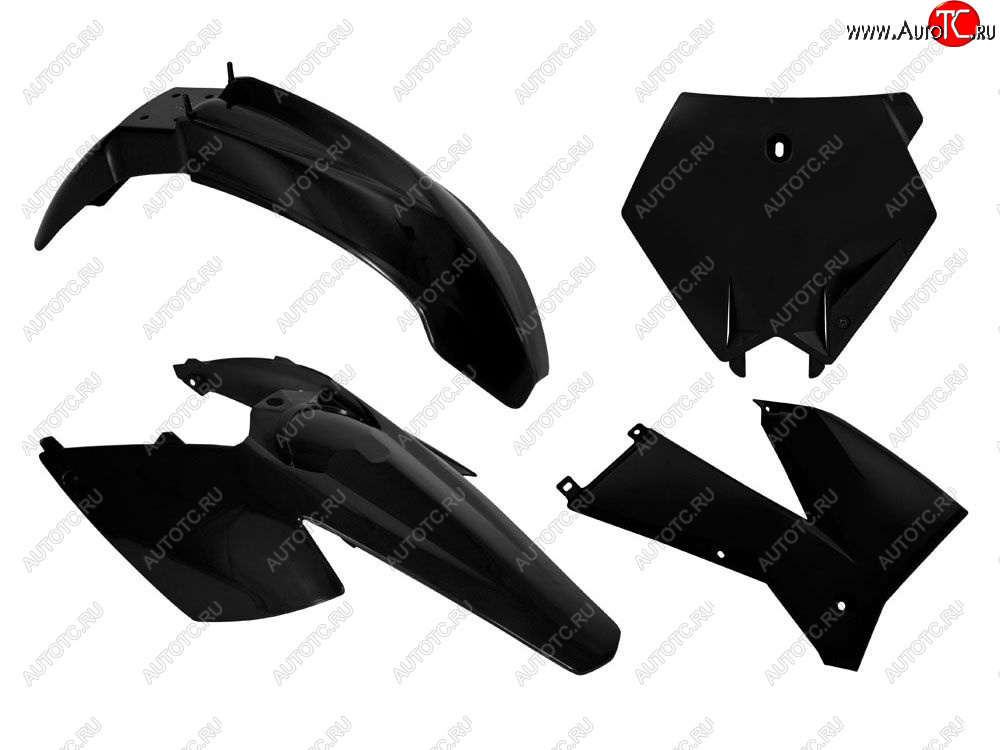 12 749 р. Комплект пластика R-Tech KTM SXSXF 125-525 05-06,XCXCF 125-525 05-07 (R-KITKTM-NR0-504) Черный  r-kitktm-nr0-504  с доставкой в г. Пермь