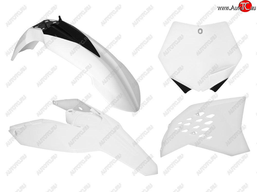 12 789 р. Комплект пластика R-Tech KTM SXSXF 07-10, EXCEXCF 08-11 (R-KITKTM-BN0-505) Белый  r-kitktm-bn0-505  с доставкой в г. Пермь