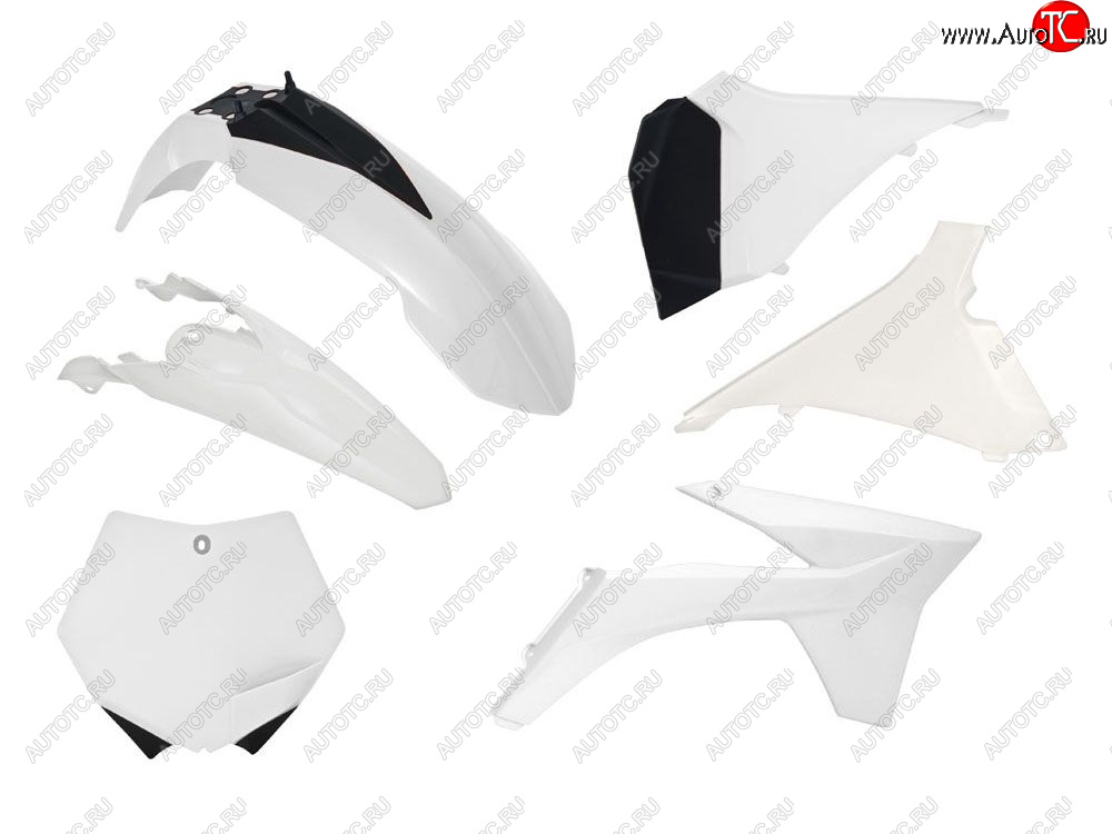 14 019 р. Комплект пластика R-Tech KTM SX 125150250 12,SXF 250350450 11-12 (R-KITKTM-BN0-509) Белый  r-kitktm-bn0-509  с доставкой в г. Пермь