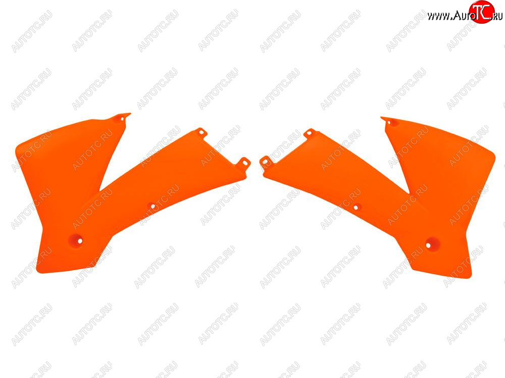 6 429 р. Обтекатели радиатора R-Tech KTM SX 01-04, EXC 03-04 (R-CVKTMAR9803) Оранжевый  r-cvktmar9803  с доставкой в г. Пермь