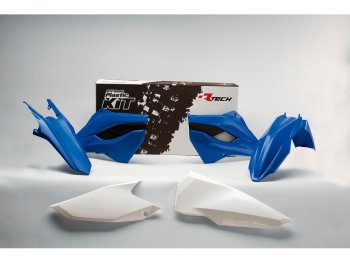 11 839 р. Комплект пластика R-Tech Husaberg TEFE 13-14 (R-KITHBG-OEM-400) синийбелый  r-kithbg-oem-400  с доставкой в г. Пермь. Увеличить фотографию 1
