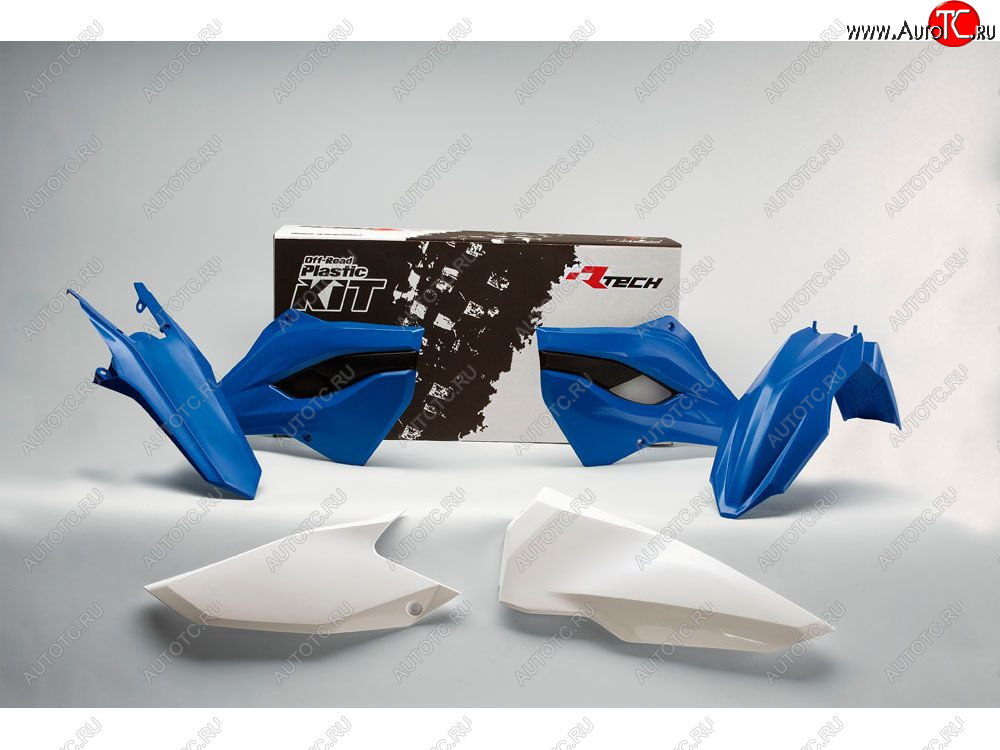 11 839 р. Комплект пластика R-Tech Husaberg TEFE 13-14 (R-KITHBG-OEM-400) синийбелый  r-kithbg-oem-400  с доставкой в г. Пермь