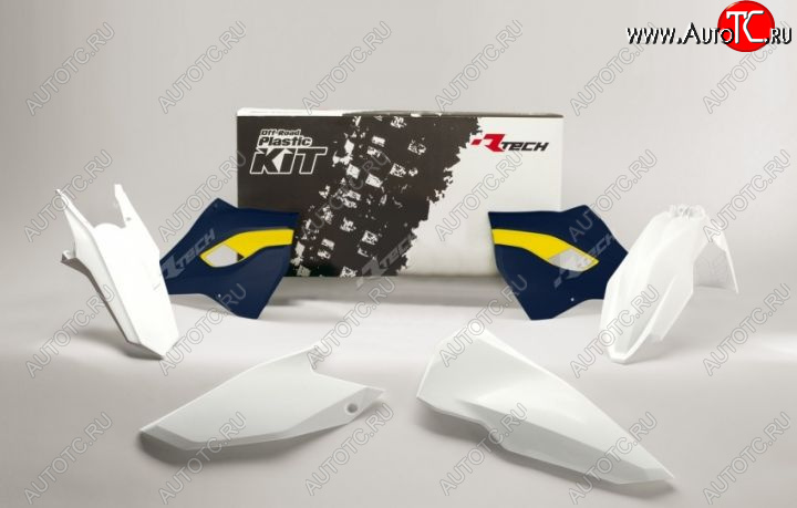 11 839 р. Комплект пластика R-Tech Husqvarna TEFE 15-16 (R-KITHSQ-OEM-416) белыйсиний  r-kithsq-oem-416  с доставкой в г. Пермь