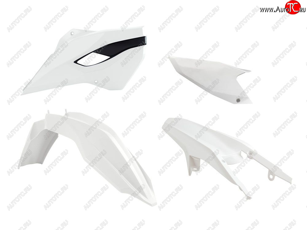 11 839 р. Комплект пластика R-Tech Husaberg TEFE 13-14 (R-KITHBG-BN0-400) Белый  r-kithbg-bn0-400  с доставкой в г. Пермь