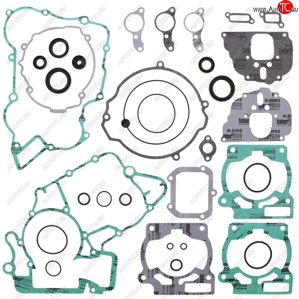 9 349 р. Комплект прокладок и сальников  WINDEROSA KTM 125EXC 05-06 125SX 02-15  125TC 14-15 (811309)  811309  с доставкой в г. Пермь