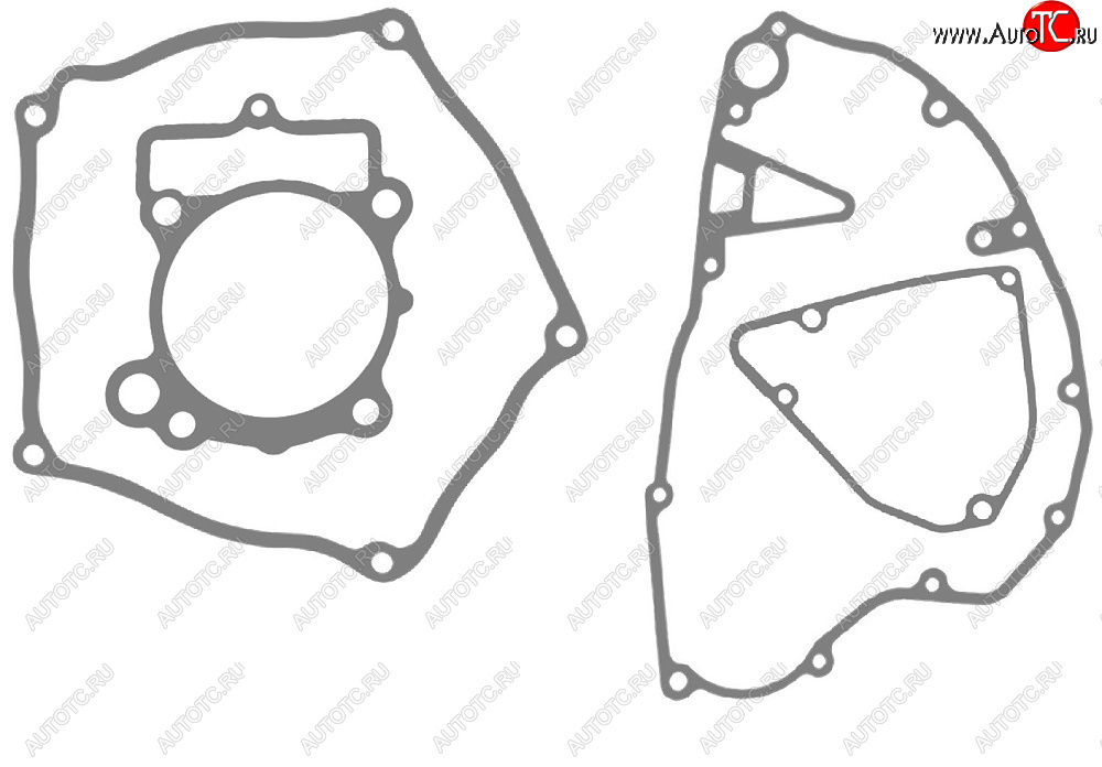 1 999 р. Комплект прокладок CHAKIN для мотоцикла Kawasaki KX250F 04-08, Suzuki RMZ250 04-06  00kk-009  с доставкой в г. Пермь